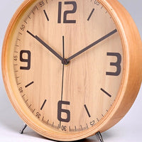 Silent Wooden Wall Clock