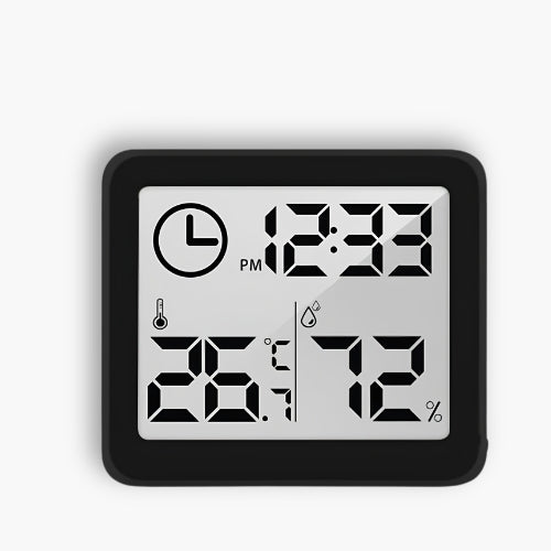 Digital Alarm Clock With Temperature And Humidity