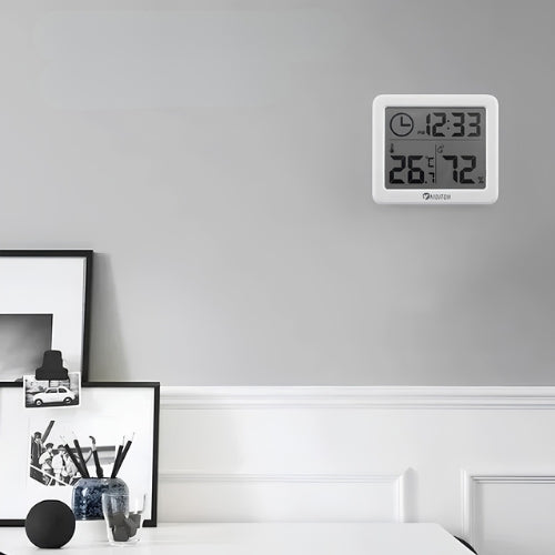 Digital Alarm Clock With Temperature And Humidity