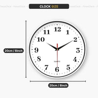 White Simple Wall Clock Design