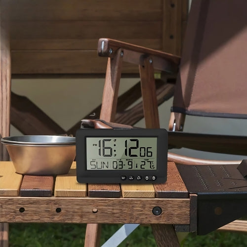 Digital Clock With Seconds Display