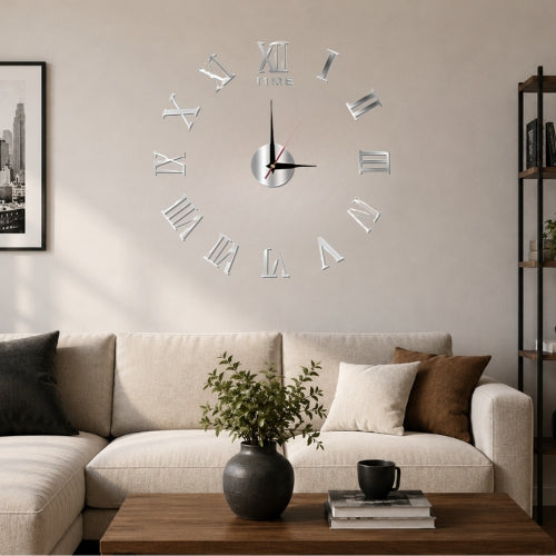 3D Wall Clock Roman Numerals