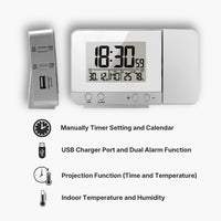 Led Projection Alarm Clock