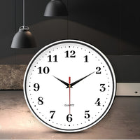 White Simple Wall Clock Design