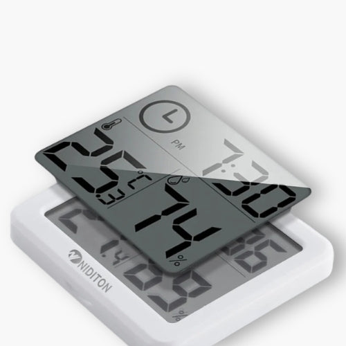 Digital Alarm Clock With Temperature And Humidity