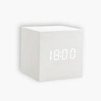 Wooden Block Digital Alarm Clock
