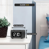 Alarm Clock Radio With Projection