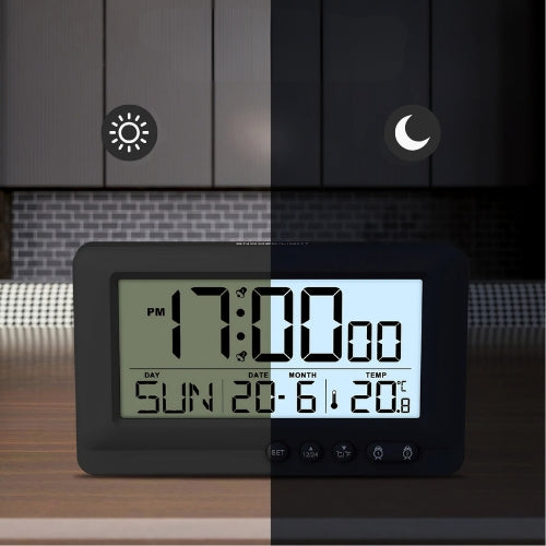 Digital Clock With Seconds Display