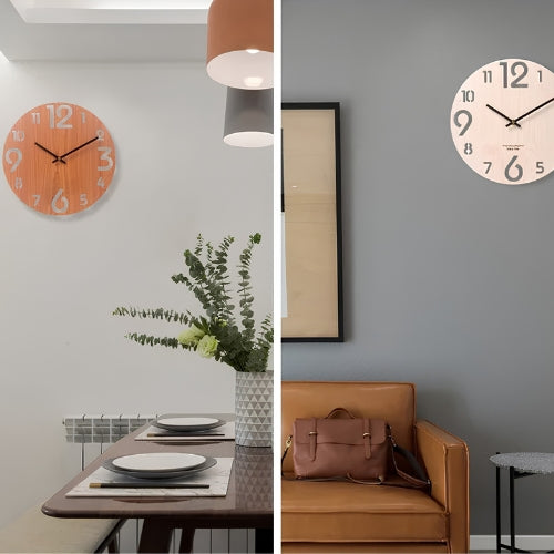 Wooden Modern Wall Clock