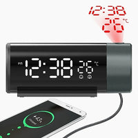 Digital Alarm Clock radio with projection