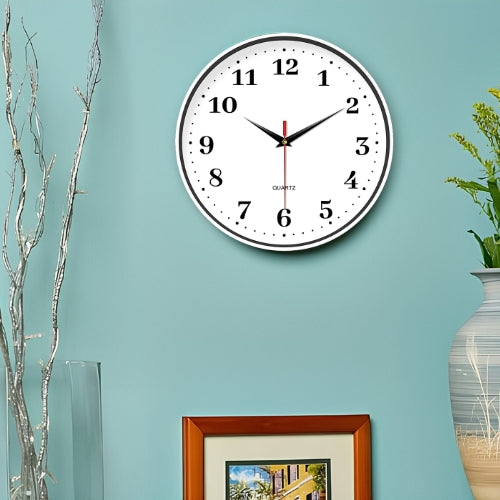 White Simple Wall Clock Design