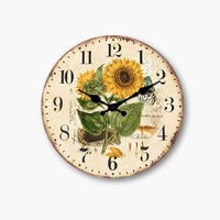 Sunflower Design Wall Clock