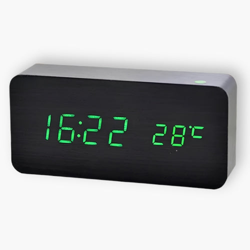 Led Wooden Digital Alarm Clock