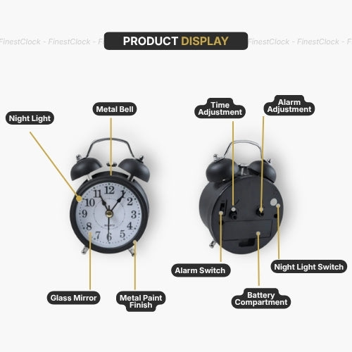 Alarm Clock With Bells Loud