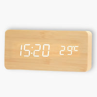 Led Wooden Digital Alarm Clock