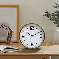Silent Wooden Wall Clock