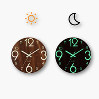 Luminous Silent Wall Clock
