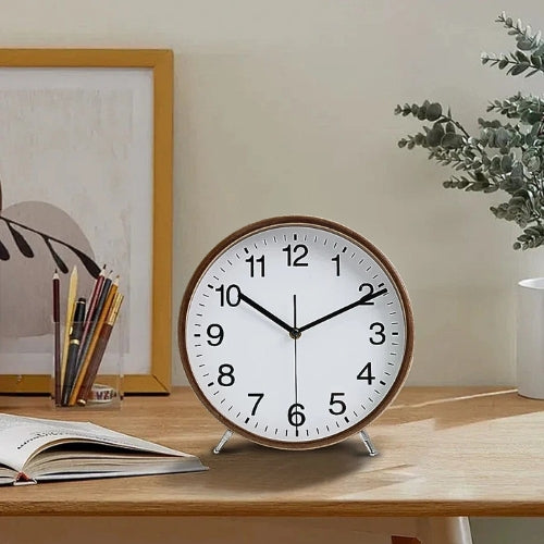 Silent Wooden Wall Clock