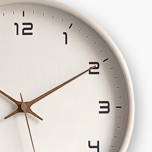 Modern Nordic Wall Clock White
