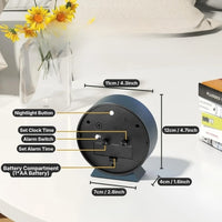 Small Simple Analog Alarm Clock