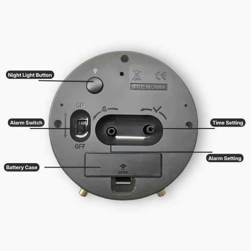 Alarm Clock With Quiet Alarm