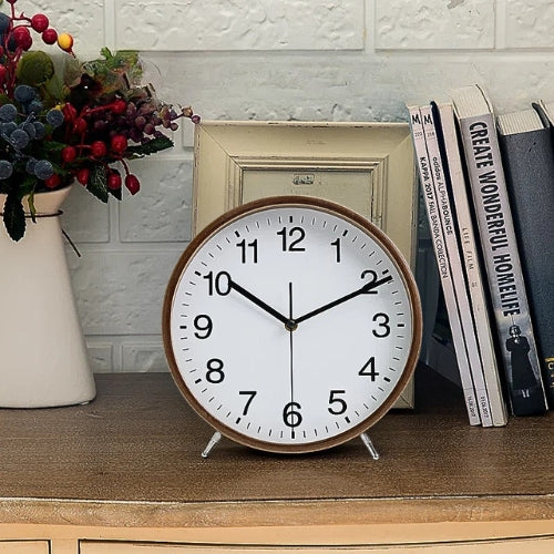 Silent Wooden Wall Clock