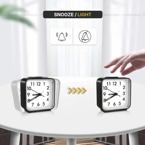 Analog Bedside Alarm Clock