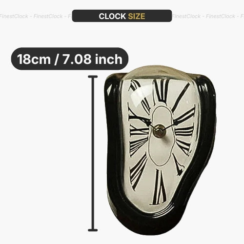 Melted Effect Wall Clock