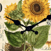 Sunflower Design Wall Clock