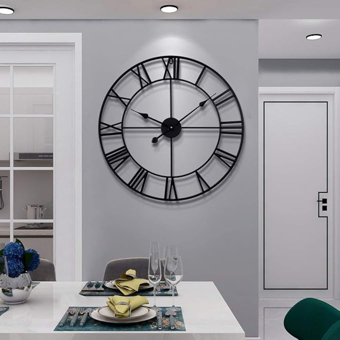 Large Roman Numeral Wall Clock
