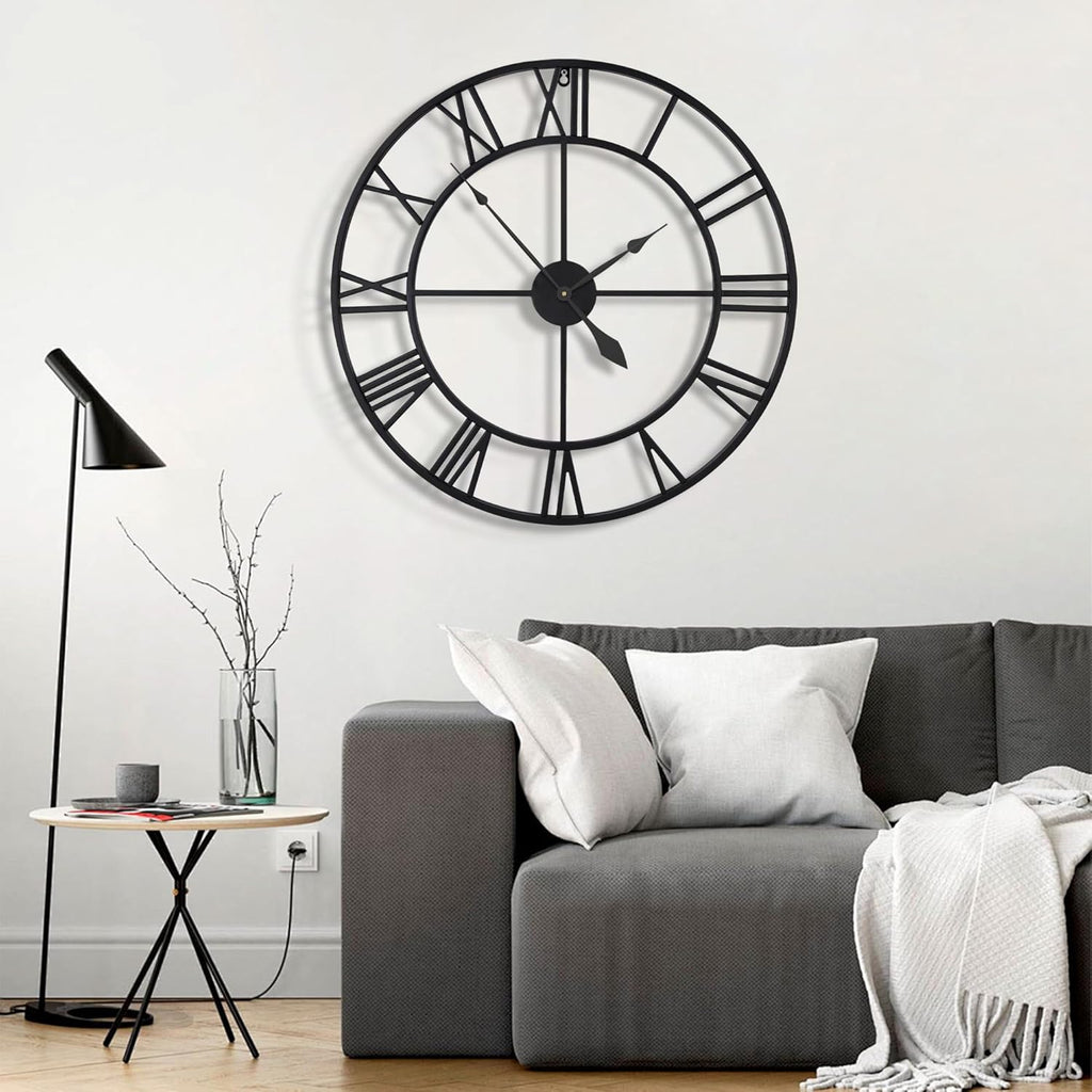Large Roman Numeral Wall Clock