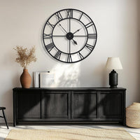 Large Roman Numeral Wall Clock