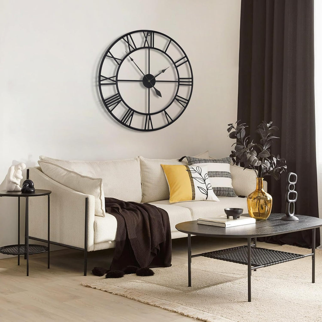 Large Roman Numeral Wall Clock