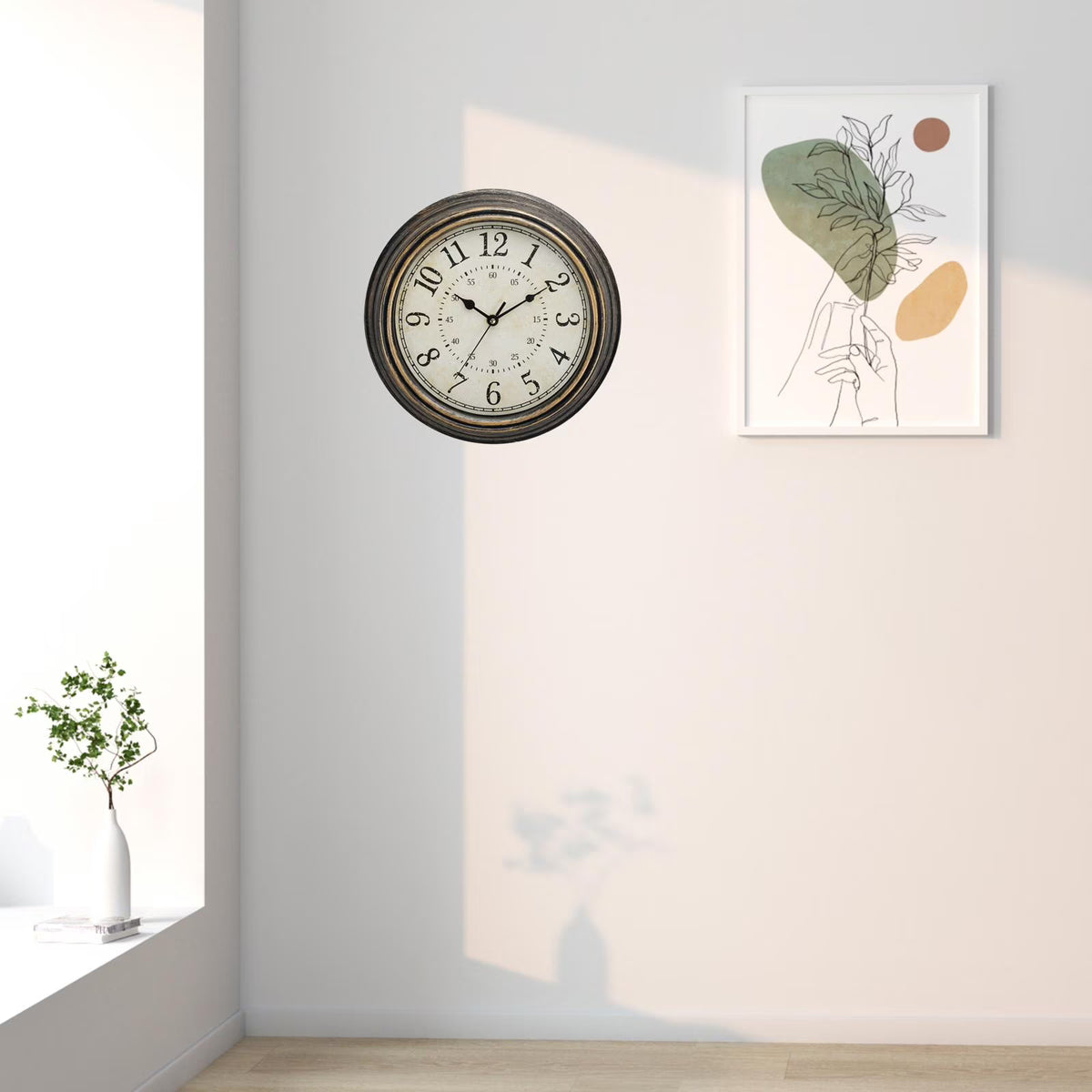 Vintage Quartz Wall Clock