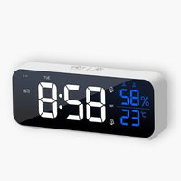 Digital Clock With Temperature And Humidity Display