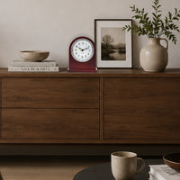 Antique Wood Mantel Clock
