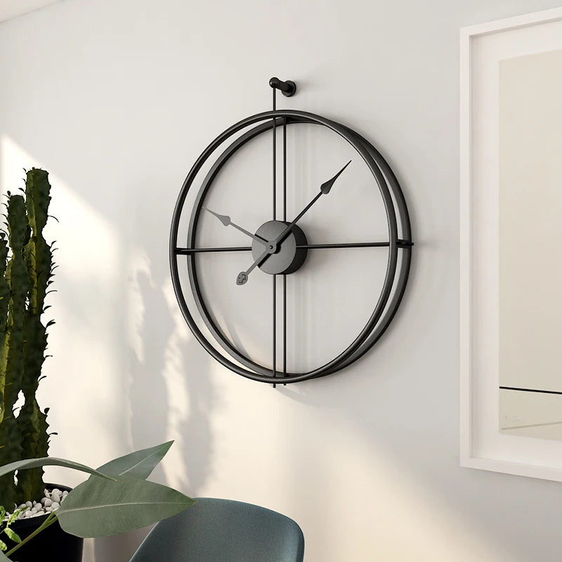 Large Silent Wall Clock For Living Room