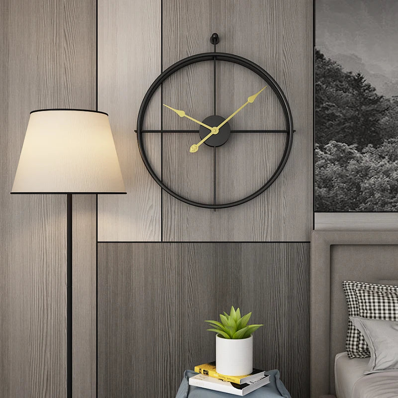 Large Silent Wall Clock For Living Room