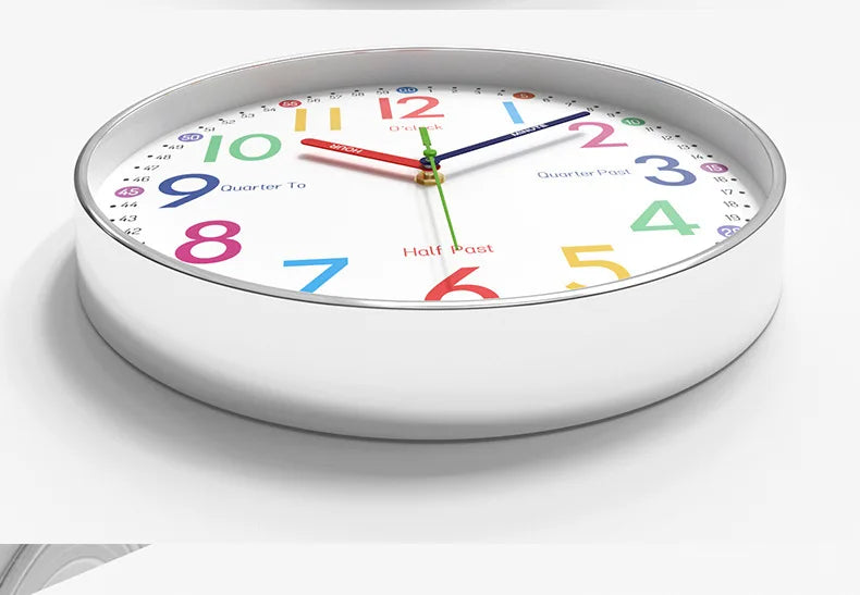 Children's Learning Clock On The Wall
