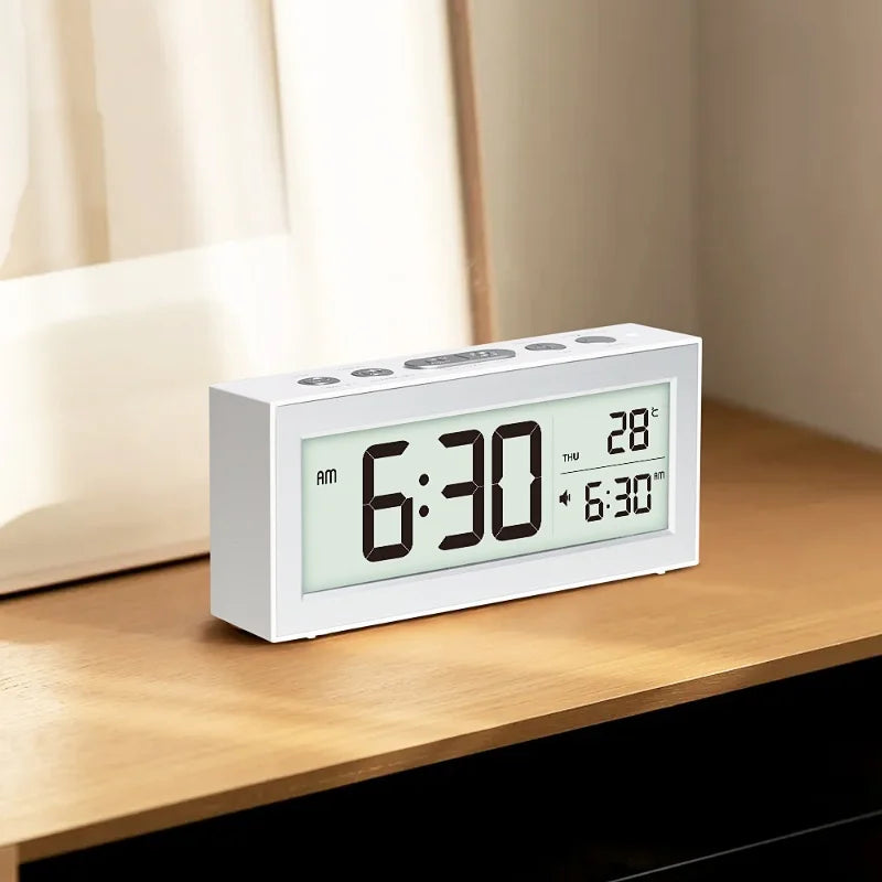 Battery Powered Digital Alarm Clock