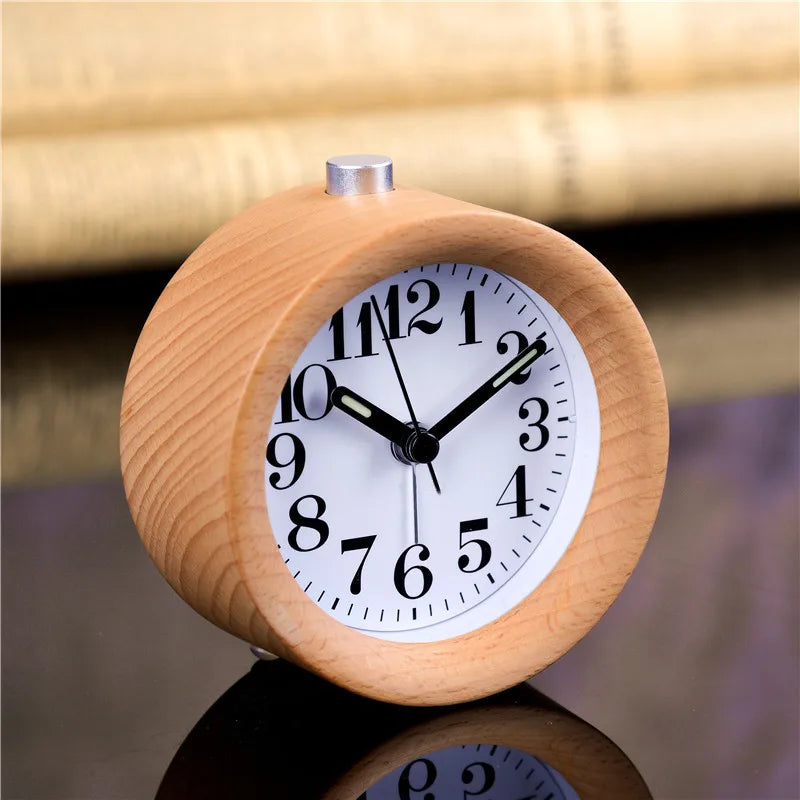 Wooden Round Clock