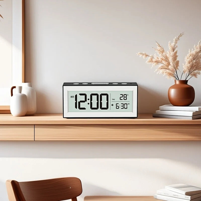 Battery Powered Digital Alarm Clock
