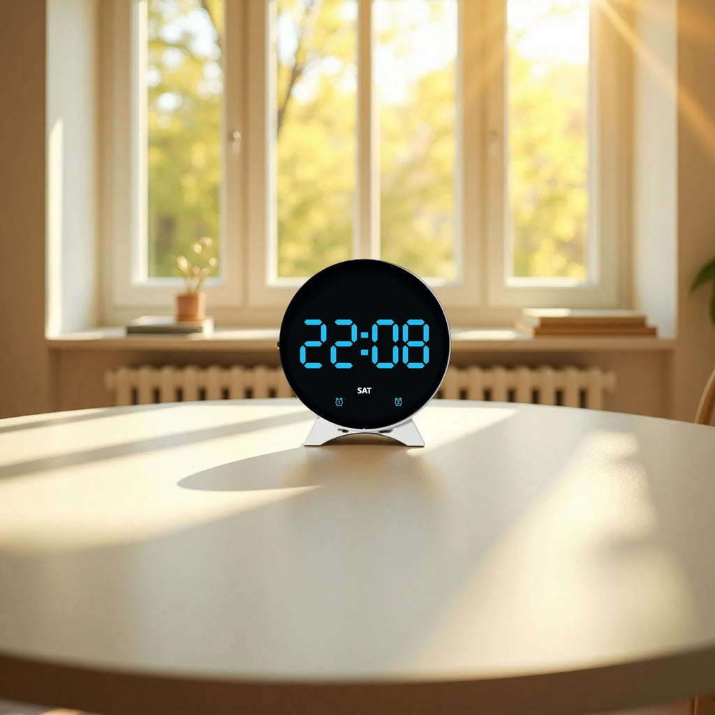 Digital Alarm Clock With Usb Charge Port