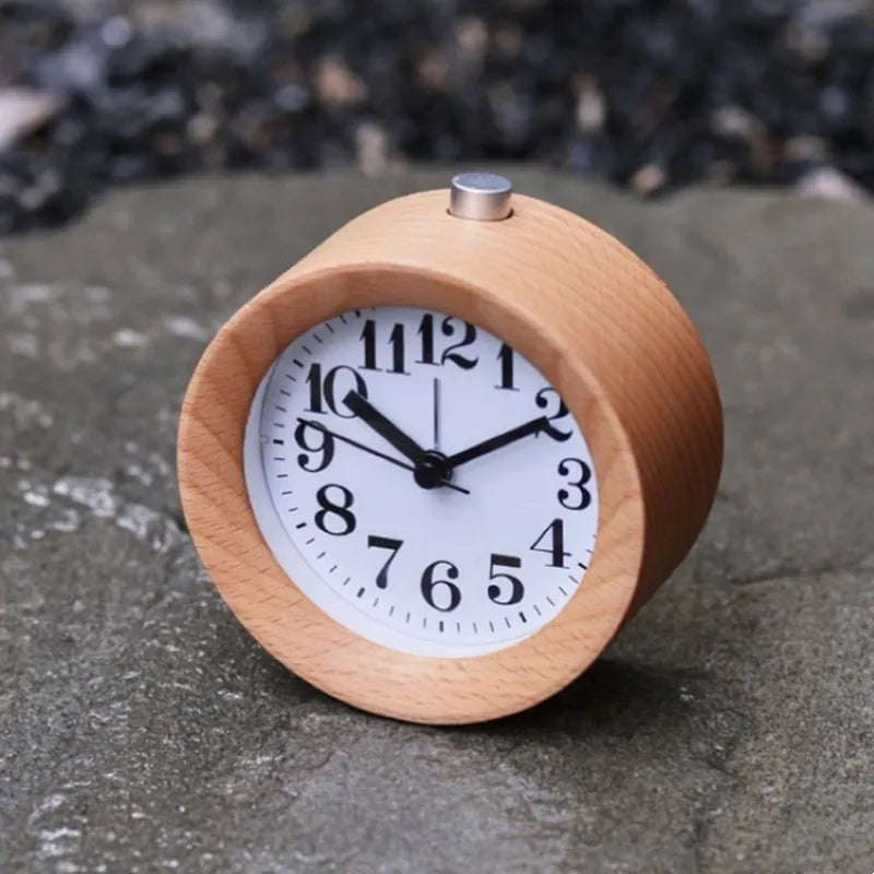 Wooden Round Clock