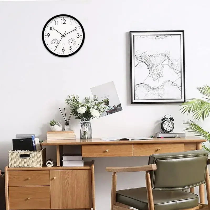 Decorative Outdoor Thermometer And Clock