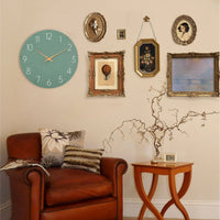 Green Kitchen Wall Clock