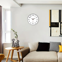 White Simple Wall Clock Design
