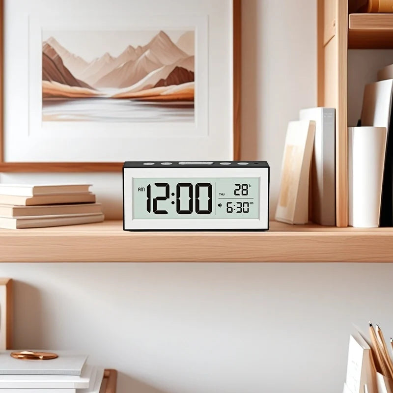 Battery Powered Digital Alarm Clock
