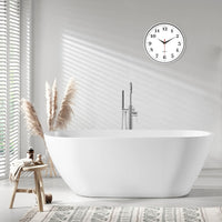 White Simple Wall Clock Design
