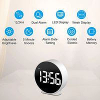 Digital Table Clock With Alarm